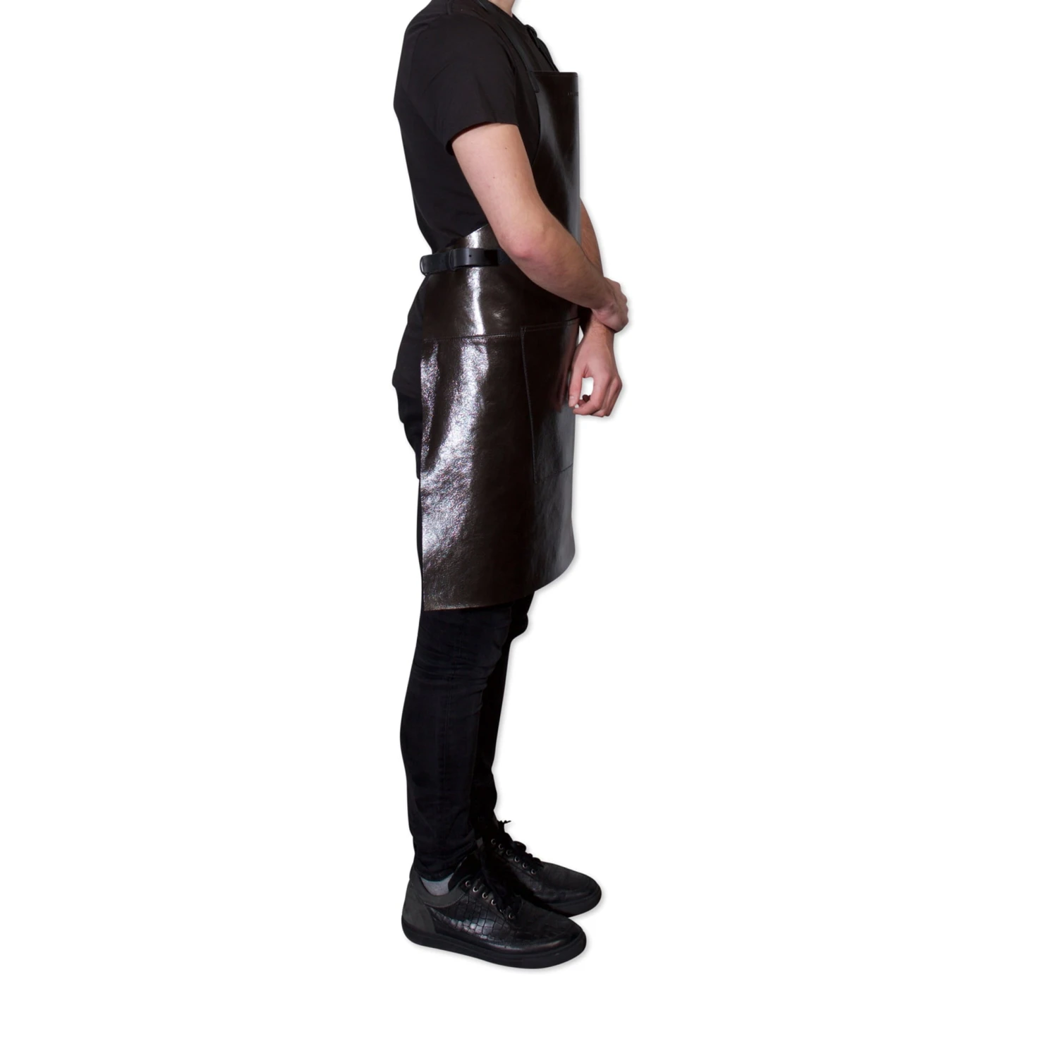 Dutchdeluxes Leather BBQ Apron In Metallic Bronze Cookware 5 Dutchdeluxes Leather BBQ Apron In Metallic Bronze Cookware