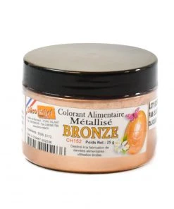 Deco Relief Flavours & Colours Edible Bronze Shimmer Dust 25g