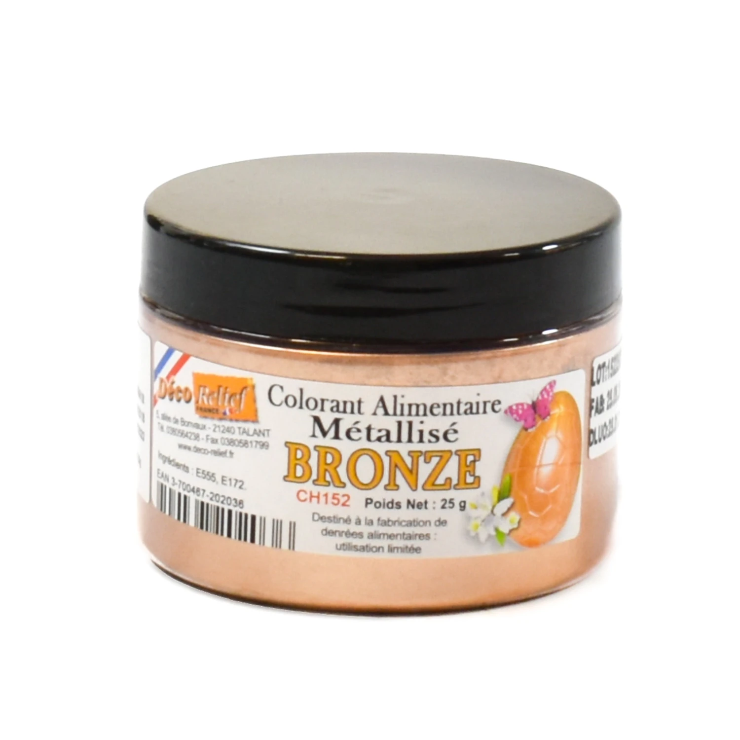 Deco Relief Flavours & Colours Edible Bronze Shimmer Dust 25g 3 Deco Relief Flavours & Colours Edible Bronze Shimmer Dust 25g