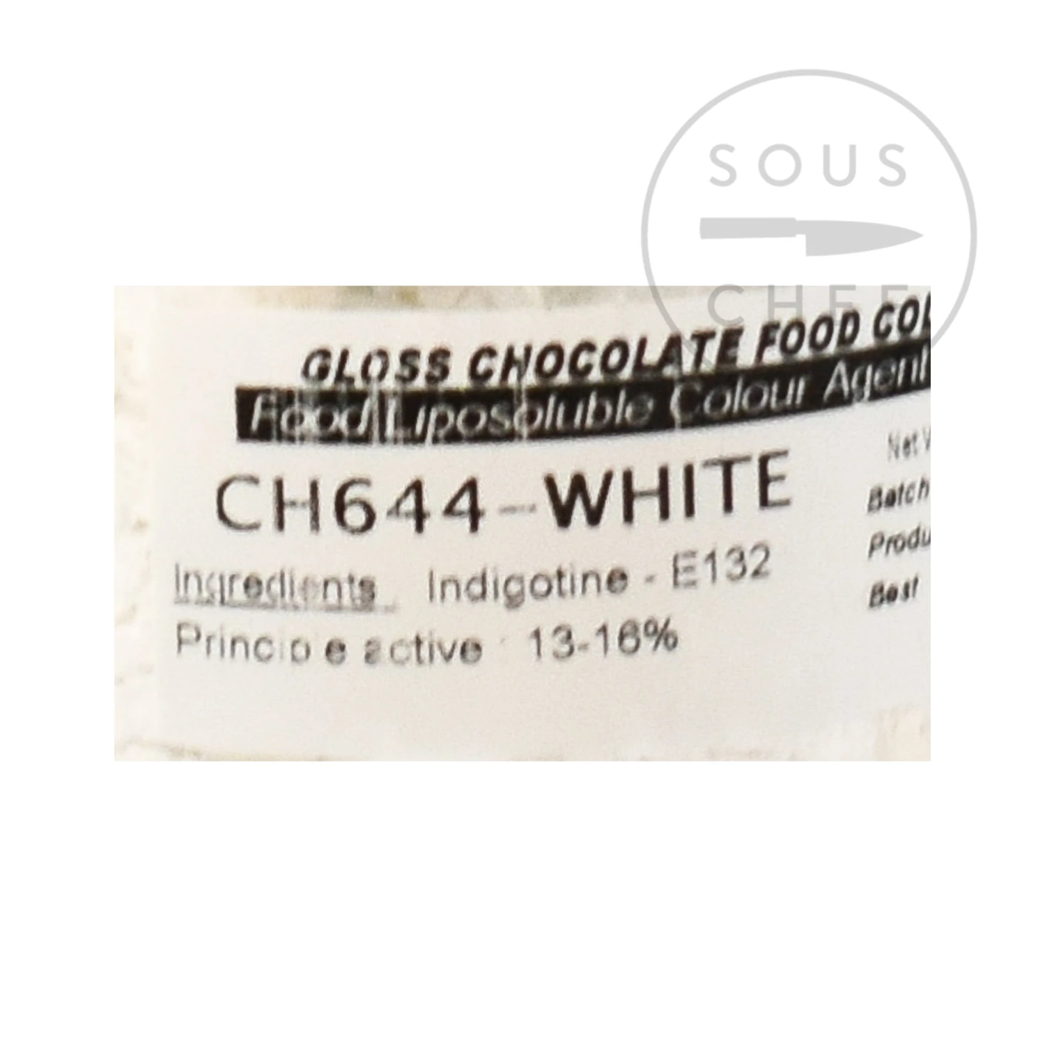 Deco Relief White Food Colour For Chocolate - Titanium Dioxide 300g 4 Deco Relief White Food Colour For Chocolate - Titanium Dioxide 300g