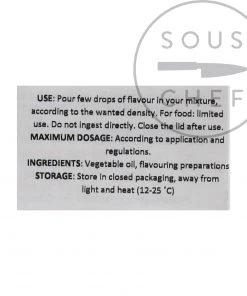 Deco-Relief Natural Concentrated Yuzu Flavour 30ml Ingredients