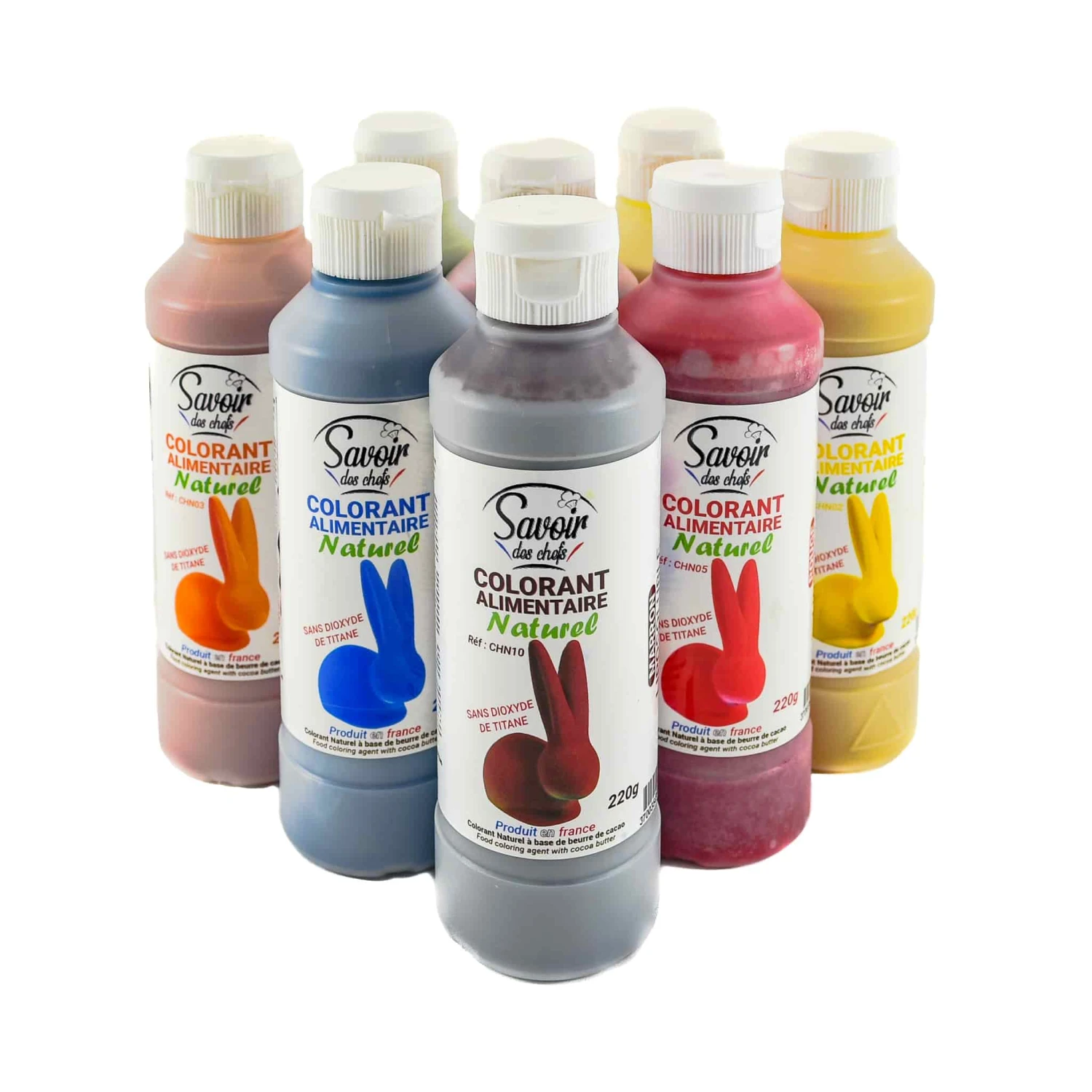 Deco Relief Set Of 8 Velvet Lacquer Natural Colours - 8 X 220g 3 Deco Relief Set Of 8 Velvet Lacquer Natural Colours - 8 X 220g