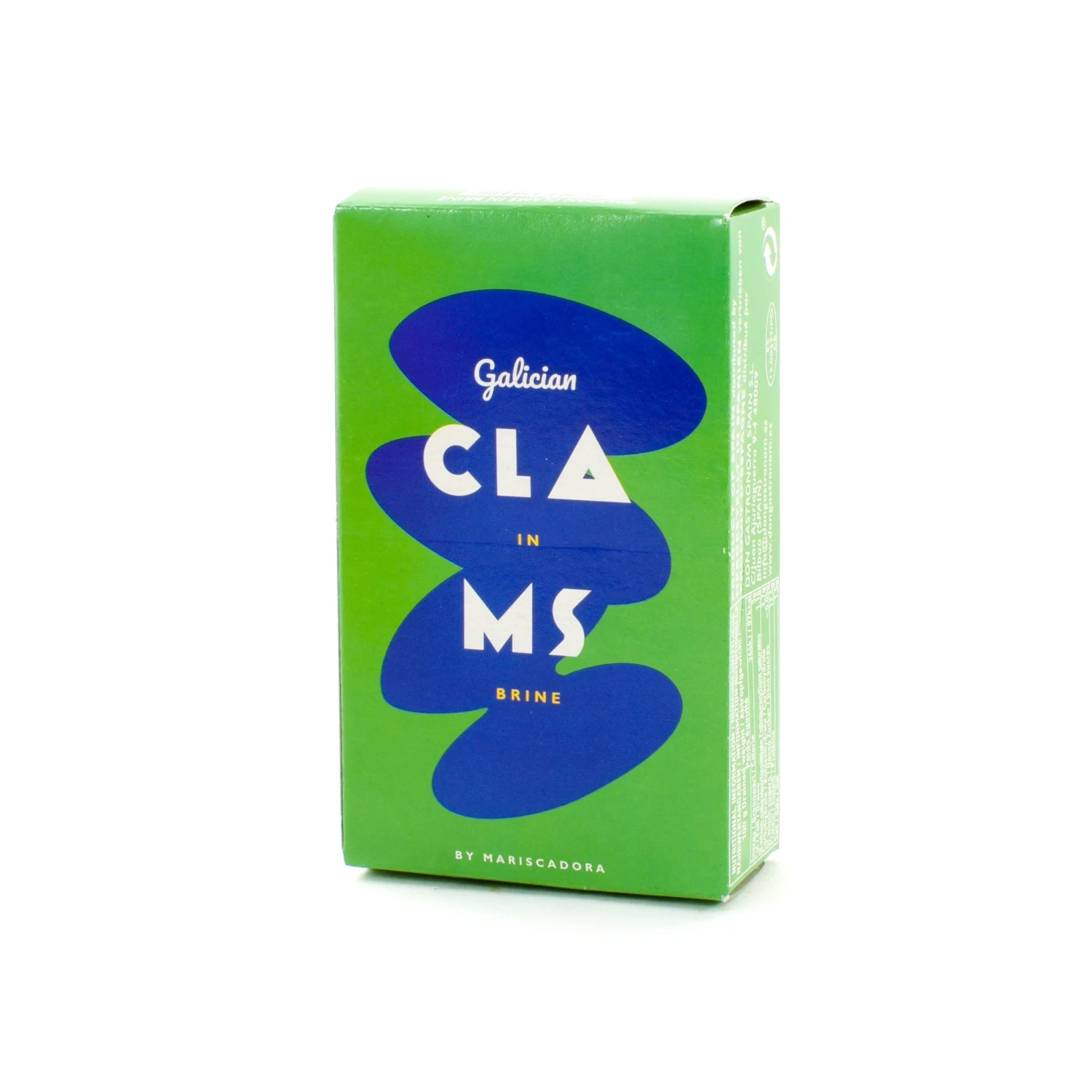 Don Gastronom Galician Clams In Brine 110g Ingredients 3 Don Gastronom Galician Clams In Brine 110g Ingredients