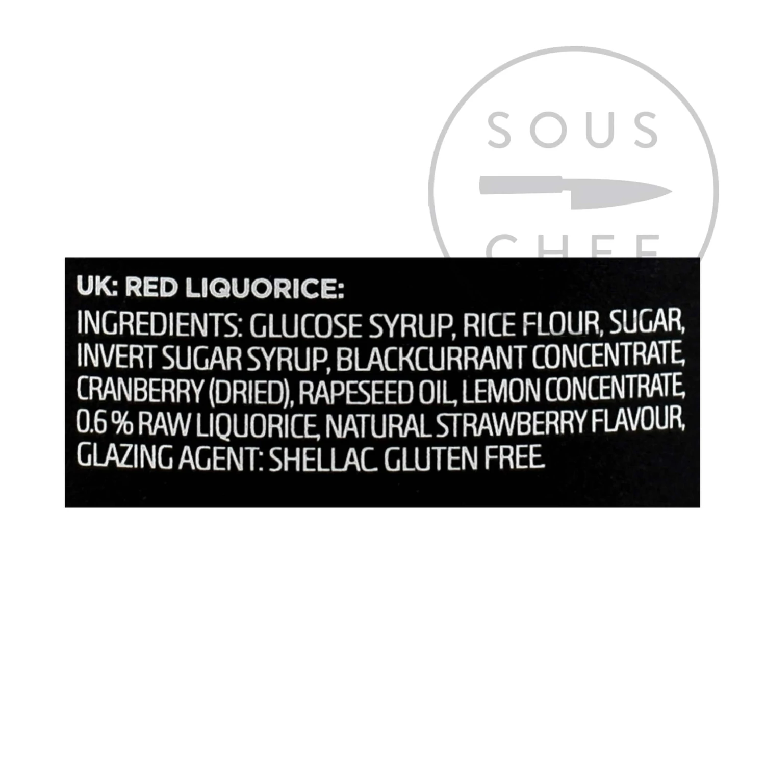 Ingredients Lakrids Liquorice 3 - Red 150g 4 Ingredients Lakrids Liquorice 3 - Red 150g
