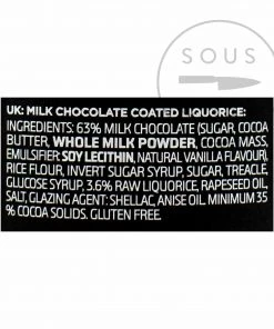 Lakrids Liquorice A - Chocolate Coated Liquorice 125g