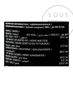 Lakrids Liquorice B - Passion Fruit & Chocolate 125g Ingredients