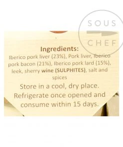 La Cuna Ingredients Iberico De Bellota Pate 200g