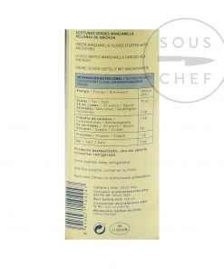 Pujado Solano Manzanilla Olives With Anchovy 350g