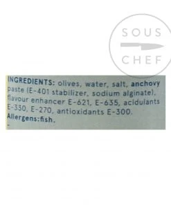 Pujado Solano Manzanilla Olives With Anchovy 350g