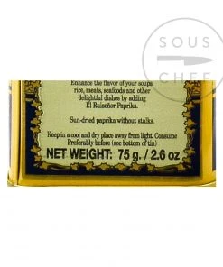 El Ruisenor Ingredients Sundried Paprika D.O. Murcia Picante 75g