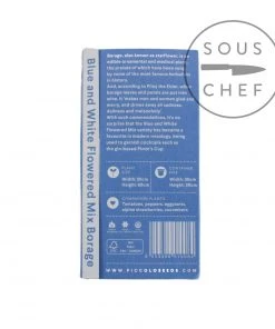 Piccolo White And Blue Mixed Borage Edible Flower Seeds Ingredients