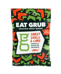 Eat Grub Sweet Chilli & Lime Crunchy Roasted Crickets 15g