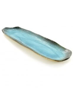 Kiji Stoneware & Ceramics Turquoise Glaze Sushi Platter Tableware