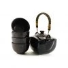 Kiji Stoneware & Ceramics Black Glaze Tea Set 600ml Tableware