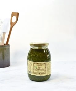 La Favorita Pesto With Genovese Basil DOP Ingredients