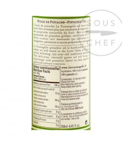 La Tourangelle Pistachio Oil 250ml Ingredients