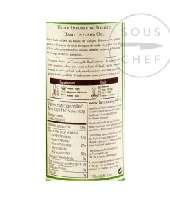 Ingredients La Tourangelle Basil Oil 250ml