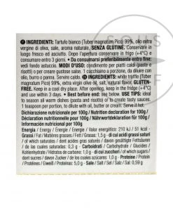 Tartuflanghe Pure 99% White Truffle Puree 30g Ingredients