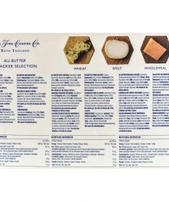 Ingredients The Fine Cheese Co. All Butter Cracker Selection Box 375g