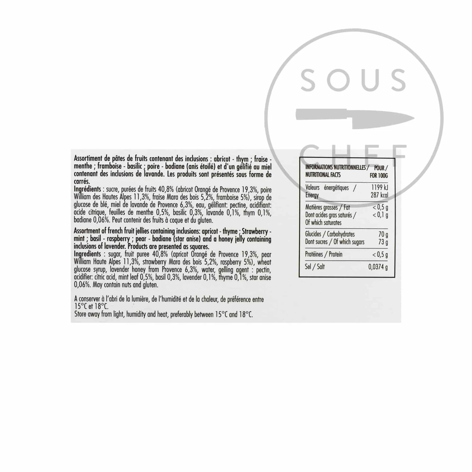 Francois Doucet Aromatic Fruit Jellies 200g 4 Francois Doucet Aromatic Fruit Jellies 200g