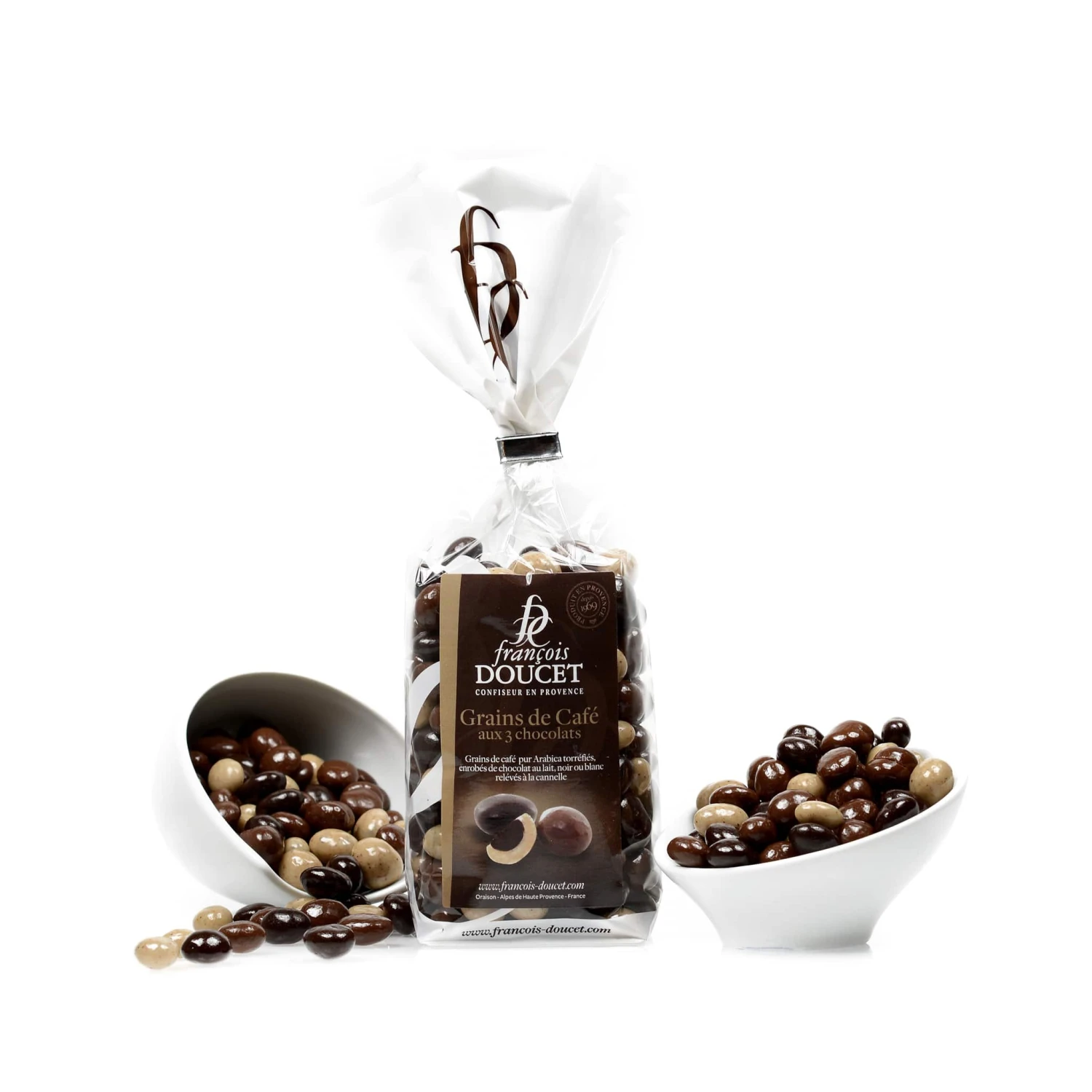 Ingredients Francois Doucet Assorted Chocolate Coffee Beans 200g
