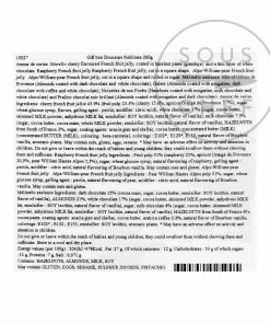 Francois Doucet Sublime Confectionery Selection Tin 260g Ingredients 7 Francois Doucet Sublime Confectionery Selection Tin 260g Ingredients