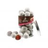 Ingredients Francois Doucet Milk Choc & Raspberry Almond Truffles 140g