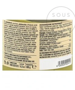 Fiasconaro Pistachio Cream 180g Ingredients