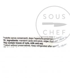 Ingredients Fiasconaro Mandarin Jam 360g