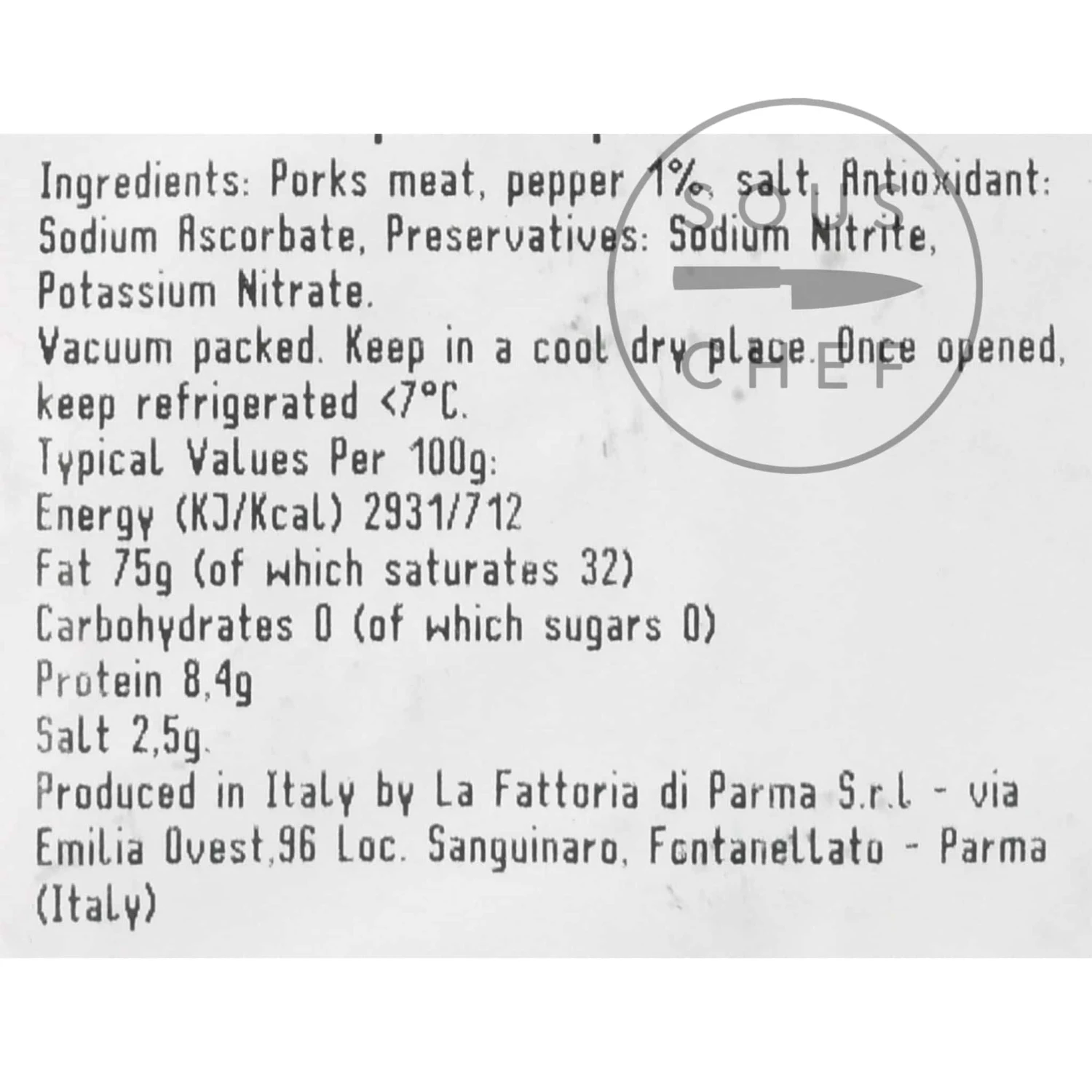 La Fattoria Di Parma Trancetti Di Guanciale 220g 6 La Fattoria Di Parma Trancetti Di Guanciale 220g