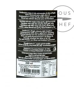 Ingredients Frantoio Muraglia Aromatic Garlic Extra Virgin Olive Oil