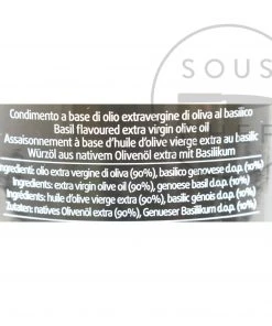 Frantoio Muraglia Aromatic Basil Extra Virgin Olive Oil 200ml Ingredients