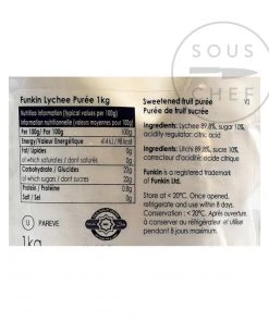 Funkin Lychee Puree 1kg Drinks