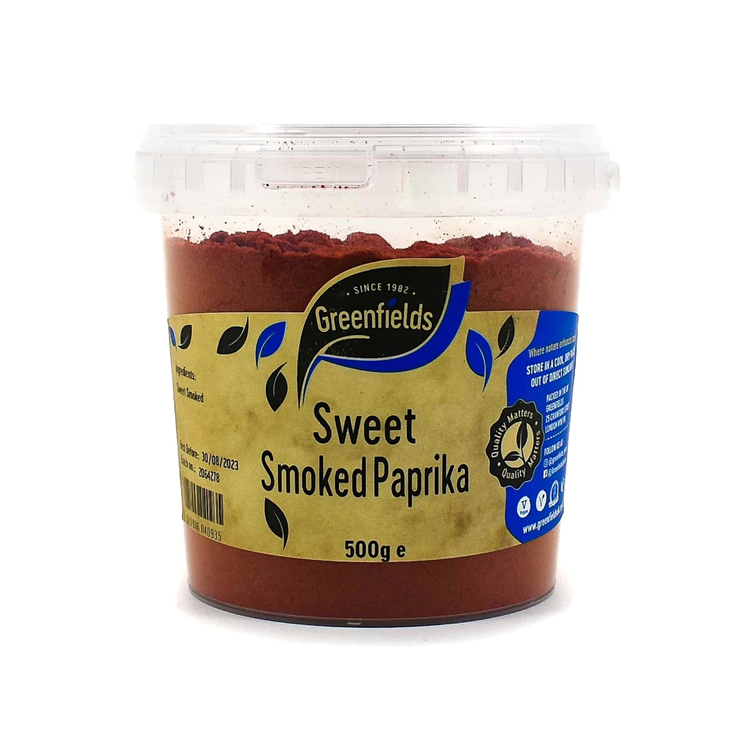 Ingredients Greenfields Sweet Smoked Paprika 500g 3 Ingredients Greenfields Sweet Smoked Paprika 500g