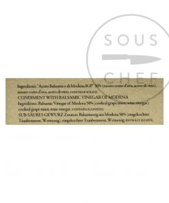Giuseppe Giusti Single Wood Aged Balsamic Vinegar Collection Ingredients