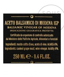 Giuseppe Giusti 'Banda Rossa' Balsamic Vinegar 20 Year Aged 250ml