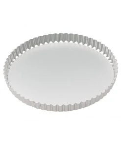 Samuel Groves Cookware Mermaid Silver Anodised Fluted Flan