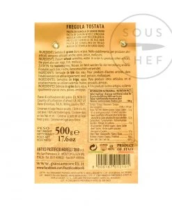 Morelli Fregola Sarda 500g Ingredients
