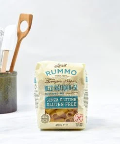 Ingredients Rummo Gluten Free Mezzi Rigatoni 400g