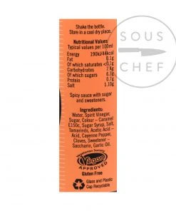 Henderson's Relish 284ml Ingredients