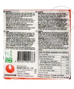 Nogshim Nongshim Shin Ramen Noodles 5 X 120g Ingredients