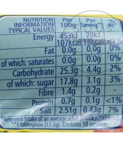 MAGGI Extra Hot Chilli Sauce 320g Ingredients