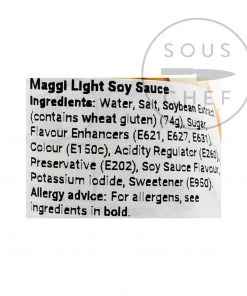 MAGGI Light Soy Sauce Nuoc Tuong Dau Nanh 700ml Ingredients