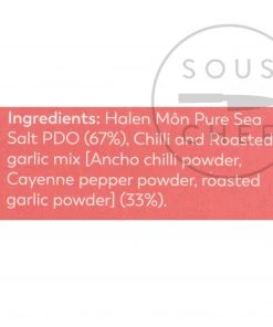 Ingredients Halen Môn Sea Salt With Chilli & Garlic 100g