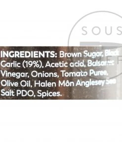 Ingredients Halen Môn Black Garlic Ketchup 310g