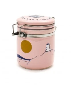 Halen Môn Ingredients Halen Mon Pink Llanddwyn Ceramic Jar + 100g Pure White Sea Salt