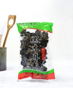 Chinese Ingredients Black Fungus - Cloud Ear 100g Ingredients