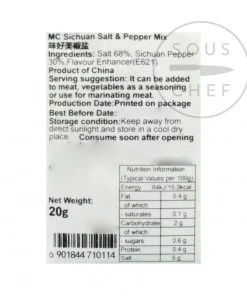 McCormick Ingredients Sichuan Pepper & Salt 20g