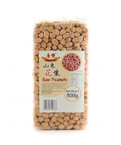 HR Ingredients Unsalted Raw Peanuts 500g