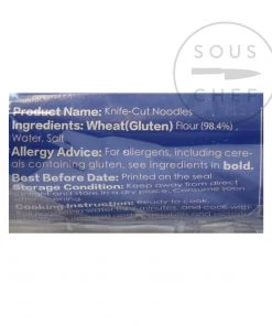 Tanoshiya Knife-cut Noodles 400g Ingredients